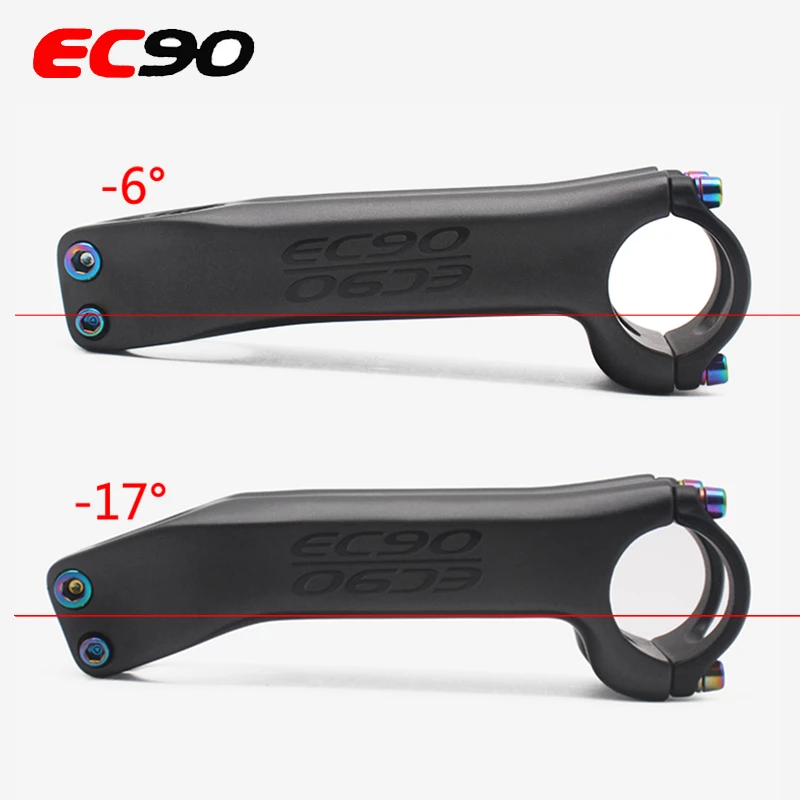 EC90 potencia de carbono T1000 para de montaña, 6/17 grados, para manillar de bicicleta de carretera de 31,8 positivo y negativo vástago, bicicleta| - AliExpress