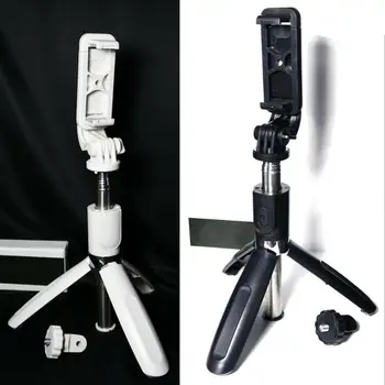 

Wireless Bluetooth Selfie Stick Foldable Mini Tripod Expandable Monopod with Remote Control 360°Rotation For GoPro camera Phone