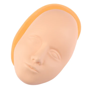 

5D Facial Tattoo Training Head Silicone Practice Skin Permanent Makeup Tattoo