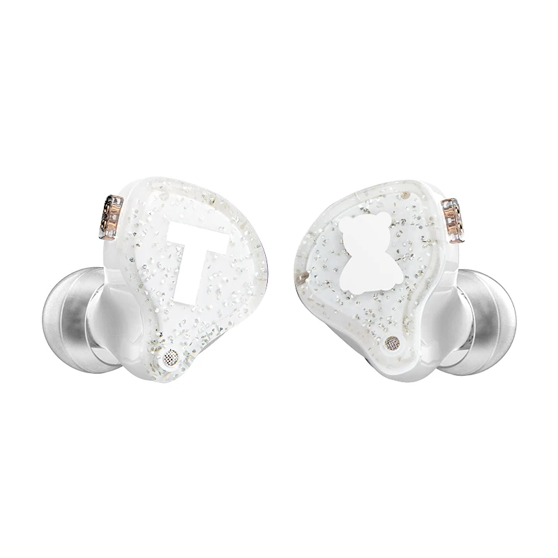 TFZ S2 PRO Наушники 3,5 мм линейный тип 0,78 мм pin HiFi In-наушники - Цвет: Silver White