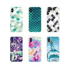 נרתיקי TPU עבור Apple iPhone X XR XS 11Pro מקס 4S 5S 5C SE 6S 7 8 בתוספת ipod מגע 5 6 אופנה סקסי ביקיני מעטפת בת ים זנב בקנה מידה(China)