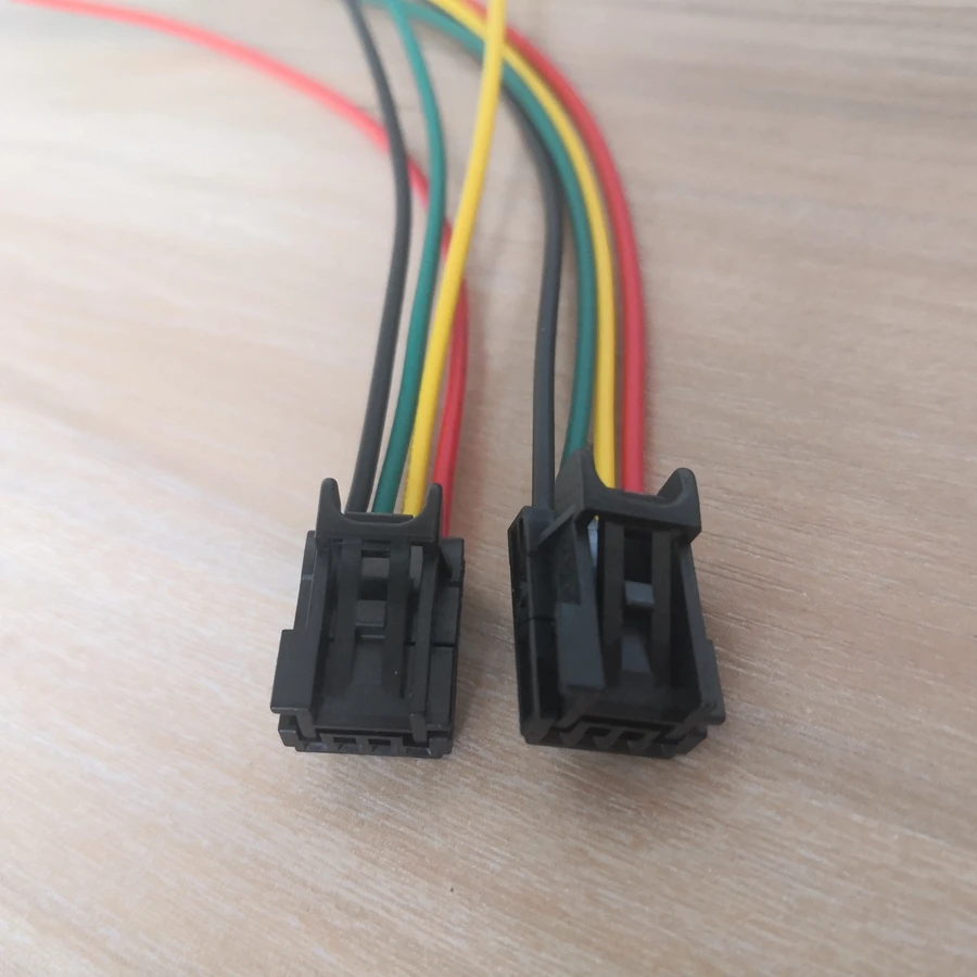 4 Pin 4 способа механизма подъёма двери переключатель разъем и страховочным поводком косичка для VWCC Гольф JettaPassat Polo Tiguan AUDI A3 A4 8K0973754