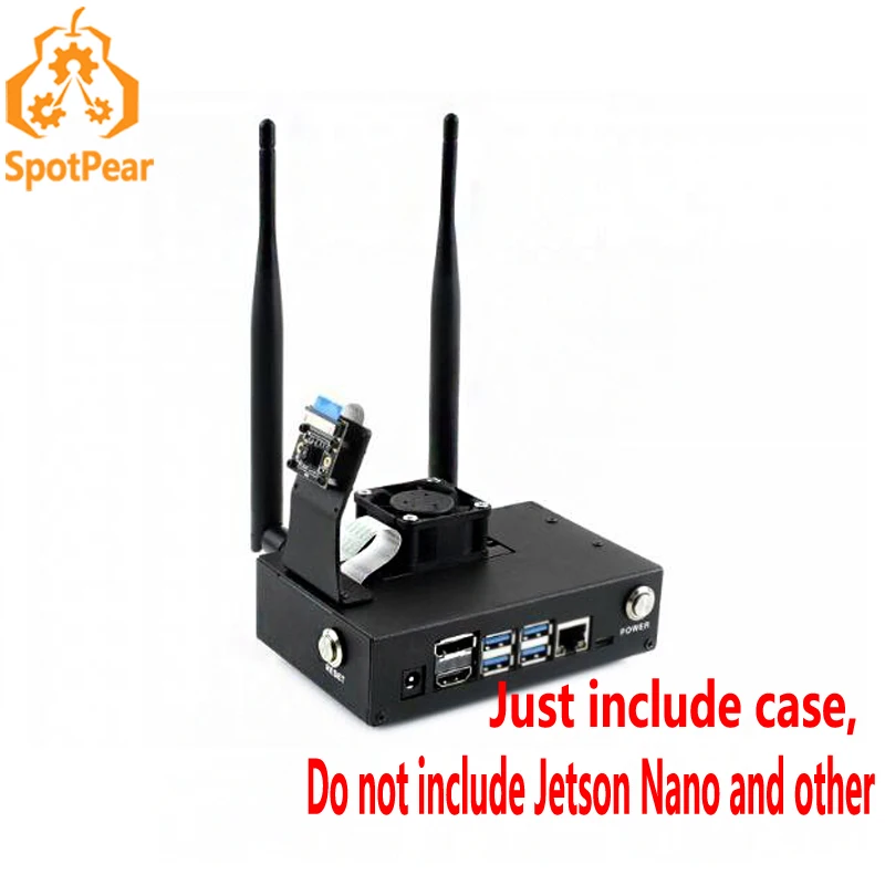 

jetson nano metal case for jetson nano developer kit, jetson-nano-case-(b)