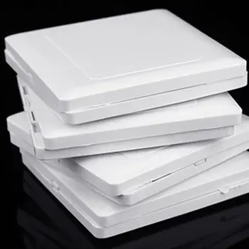

Electric Wall Switch Socket Blank Cover Panel Whiteboard ABS Outlet Plate Bezel Tool 86x86mm