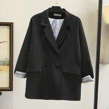 ^^Best Offers Women's Jacket Blazer Large Size XL-4XL 2019 autumn new high quality black small suit female Casual office top suit ^^Best Offers Women's Jacket Blazer Large Size XL-4XL 2019 autumn new high quality black small suit female Casual office top suit