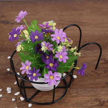

NEW Hand Made Wicker Rattan Flower Basket Green vine Pot Planter Hanging Vase Container Wall Plant Basket For Garden T04087