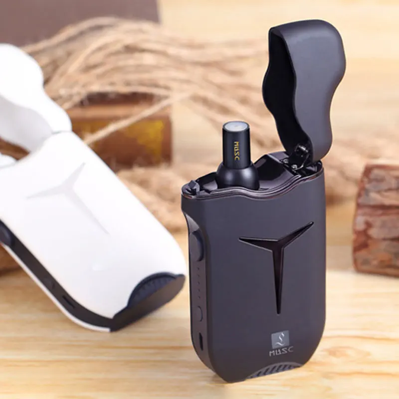 

Electronic Cigarette 50W Vape Pod Kit 2200mAh Battery LED Power Vaporizer with Mini Disposabl Charge Box Vs Hookah Shisha Pen