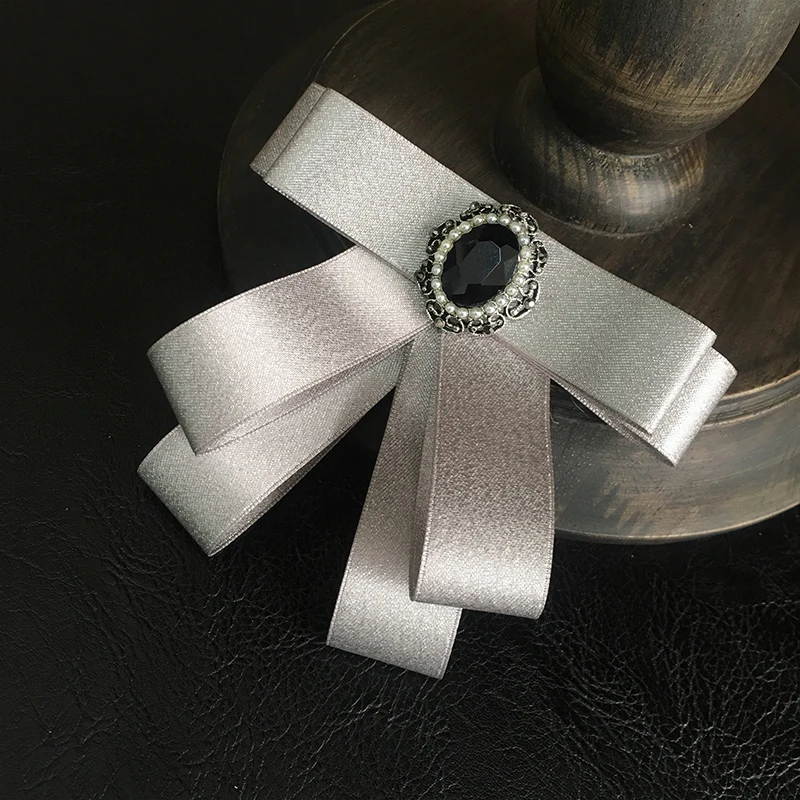 Ribbon Bow Tie Женский Мужской пиджак с воротником, рубашка, платье, бант из ленты, галстук-платок, Свадебный костюм, вечерние, бабочка, горный хрусталь, кристалл, галстук-бабочка, Школьный Галстук - Цвет: Ribbon Bow Tie