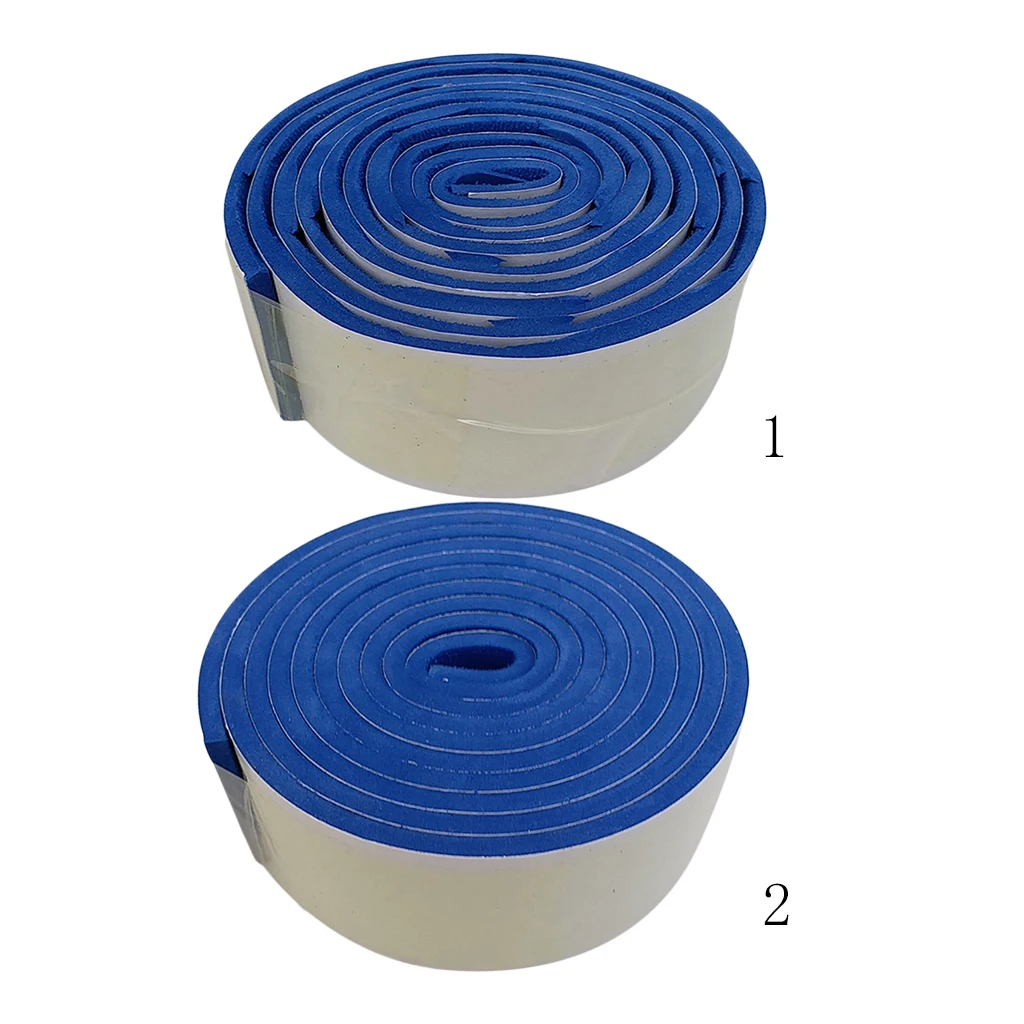 1 Roll Non-Slip Boat Flooring Decking Pad (86in x 2in x 0.2in) 5mm Thickness EVA Foam Faux Teak Marine Mat - Dark Blue
