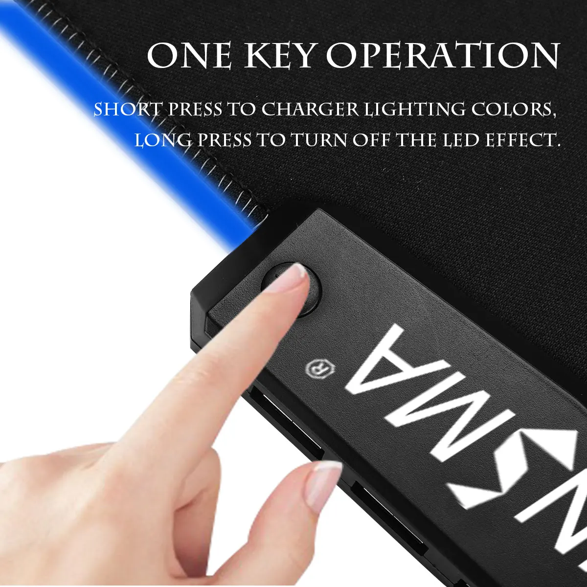 LED Gaming Mouse Pad RGB With 4 HUB USB Ports Large Gamer Mouse Pads Non-slip Desk Mat 800X300X3mm