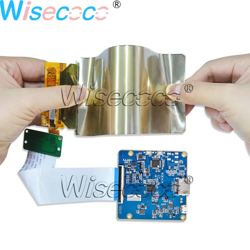 Wisecoco 5,9" FHD AMOLED гибкий ips дисплей 2160*1080 ЖК-экран 48 контактов с HDMI MIPI USB плата контроллера