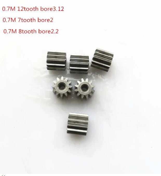 10pcs/lot 0.7 Mode metal Gear Metal Gear Mode Spindle for DIY Helicopter Robot Toys