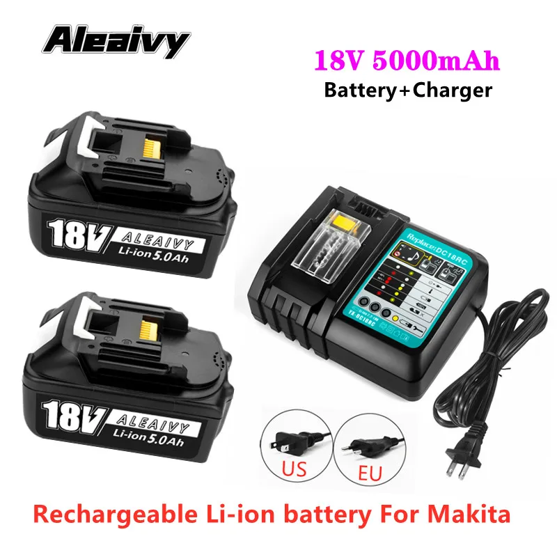 18V 5000mAh Battery for Makita 5.0Ah LXT BL1830 BL1840 BL1850 BL1860 Power Tools 