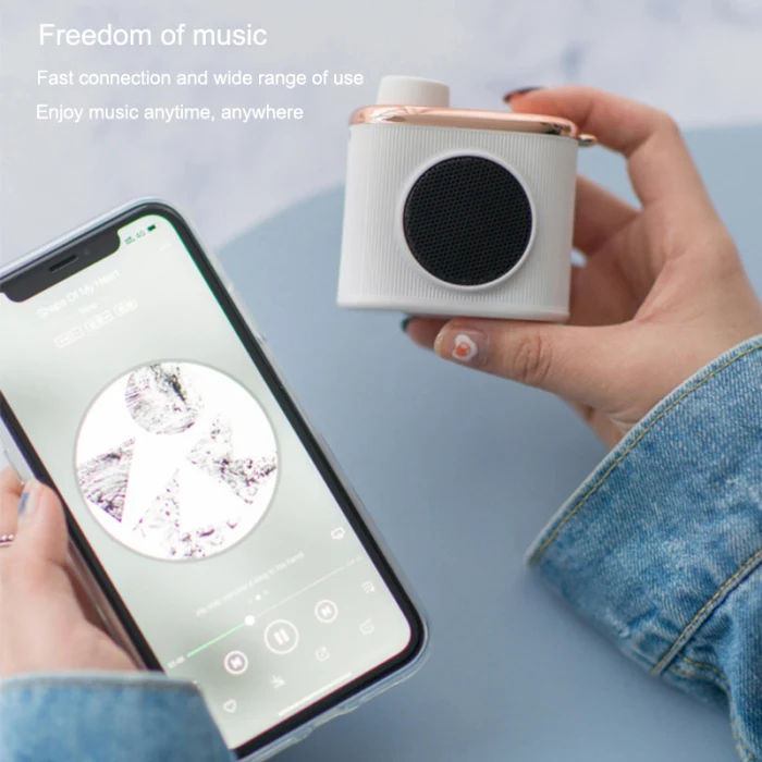 Ретро Bluetooth динамик беспроводной супер бас мини громкий динамик музыкальный плеер DC128