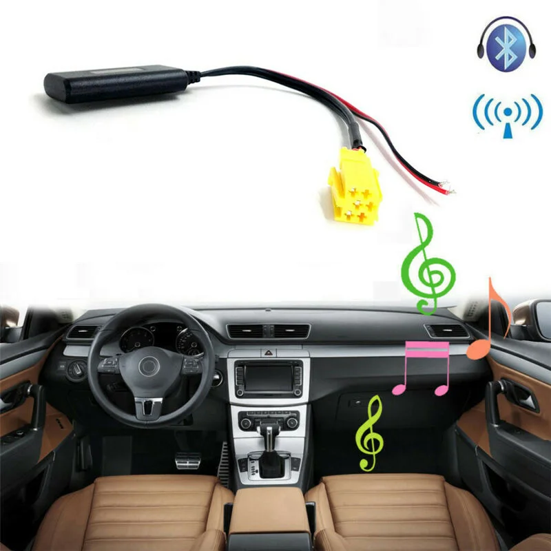 1 шт. стерео 6Pin Bluetooth модуль мини адаптер FM Штепсель AUX для Fiat Grande Punto Alfa Romeo радио Bluetooth адаптер