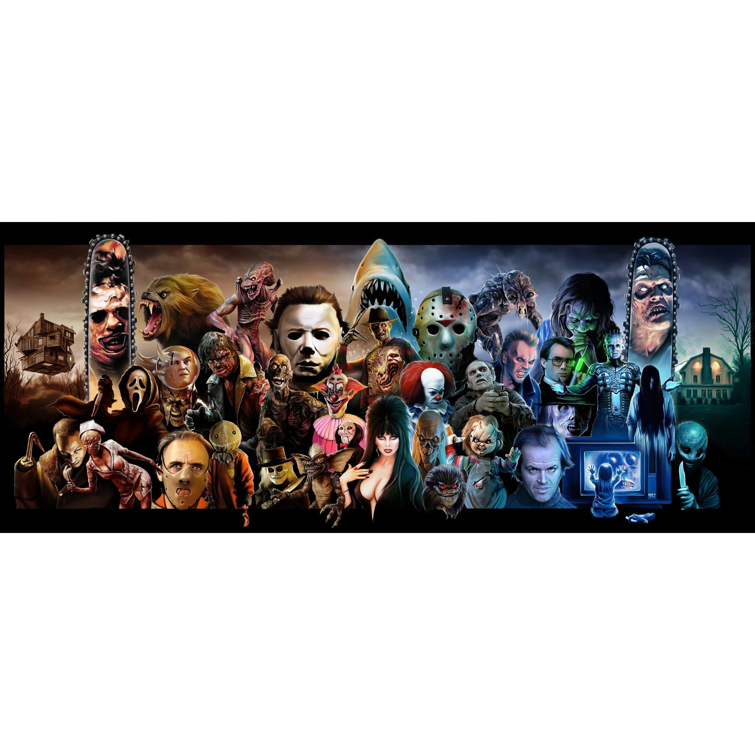 5D DIY Full Diamond Painting Classic Horror Villains and Monsters MASH UP Movie  Character Collage Cross Stitch Wall Sticker Gift|Diamond Painting Cross  Stitch| - AliExpress