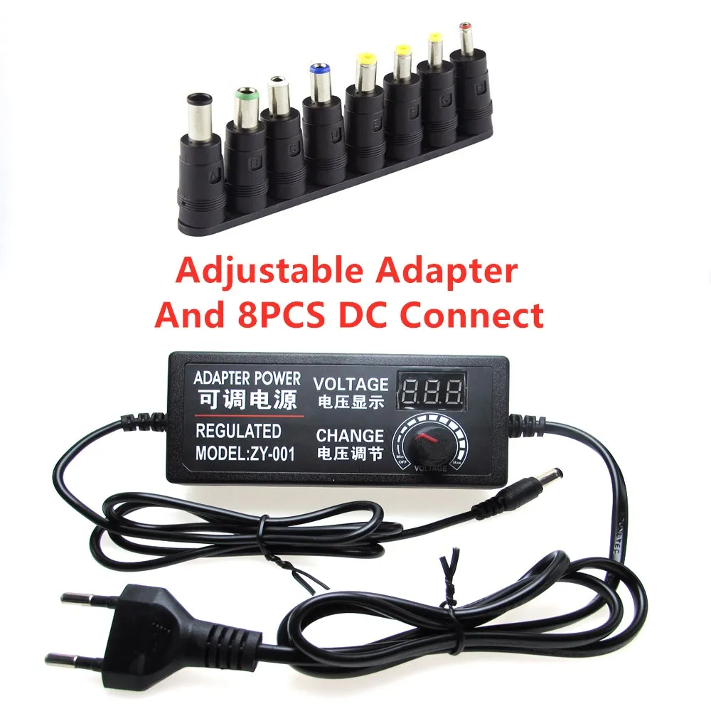 Universal Charger Power Adapter Supply 5V 12V 24V AC DC Transformers 220V To 12V 5V 24V Power Supply Adjustable 5 12 24 V Volt