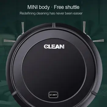 

Hot 3in1 Smart Robot Vacuum Cleaner Automatic Sweeper Floor Cleaner Carpet Clean Rechargeable Dry Wet Household Cleaning Brushes