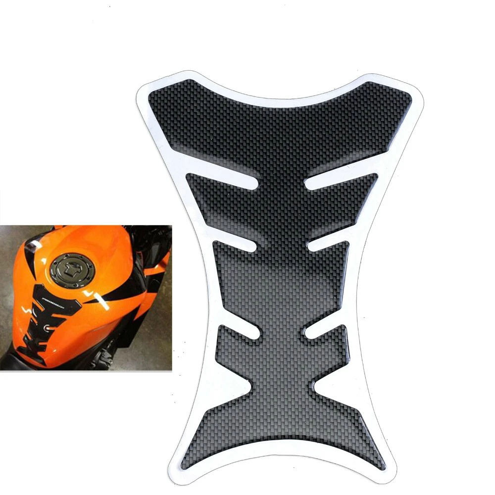 

1pcs Carbon Fiber Tank Pad Tankpad Protector Sticker for Motorcycle Universal Fishbone Fish Bone Motor Tank Sticker Free Ship