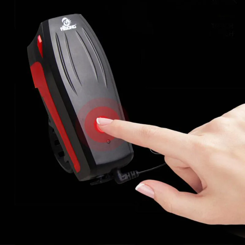 2000mAh велосипедный светильник с рогом USB Перезаряжаемый передний