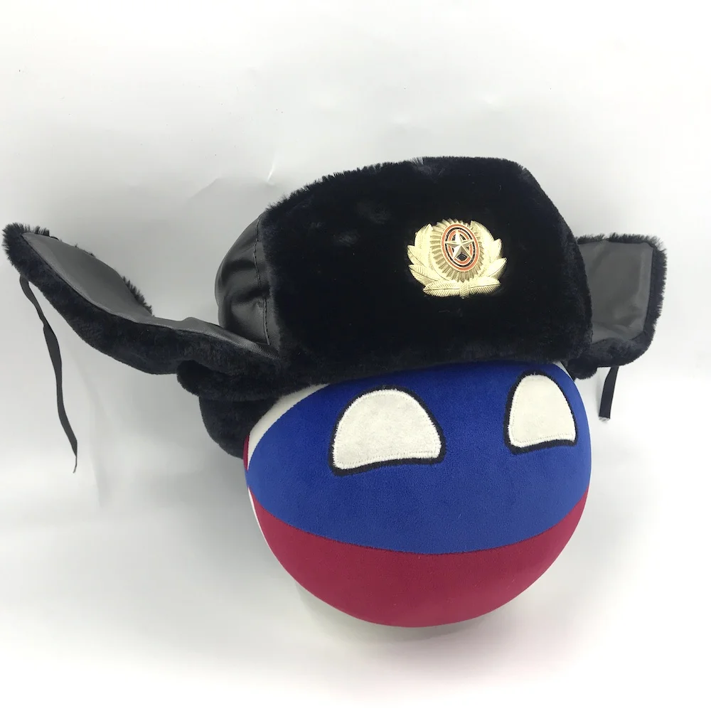

Плюшевые игрушки Polandball, русские мячи и шапки, куклы рус, земляные шары, косплей для подарка
