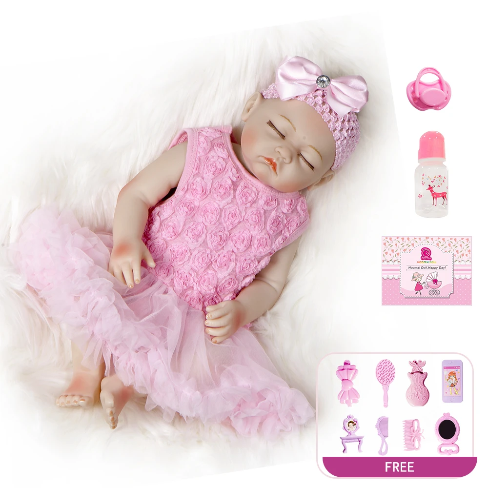 20 дюймов реалистичные Bebe Reborn Новорожденные куклы Reborn Реалистичные полные тела силиконовые куклы для малышей игрушки - Цвет: BM0204