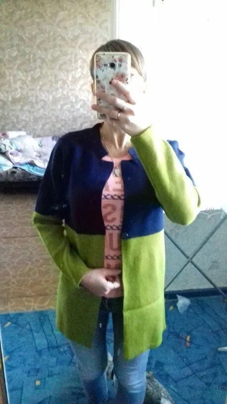 OHCLOTHING, новинка, весна-осень, модная женская Корейская женская куртка, свитера, пальто, цветной женский длинный кардиган