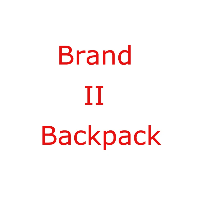 

II Fox backpacks