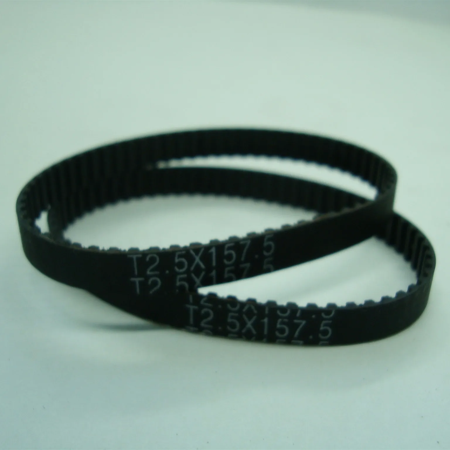 

T2.5 timing round belt 6mm width 157.5mm length rubber with glass fibre sell 10 pcs on one pack