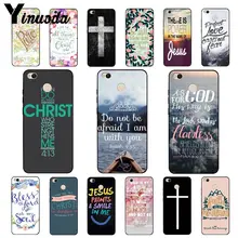 Funda para teléfono Yinuoda Biblia verso Filipenses Jesús cristiano para Xiaomi mi5 6 A1 A2 Lite Mi9 9SE mi8lite 8 explorador teléfono móvil F1(China)