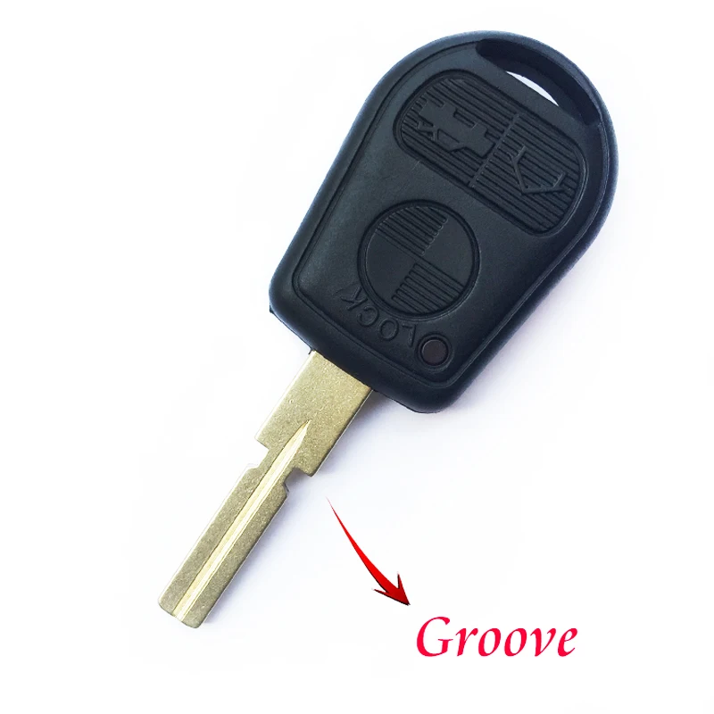 3 Button For Bmw E39 E31 E32 E34 E36 E38 E46 Z3 Z4 Remote Key Shell Case  Fob Replacement Car Key Cover With Uncut Blade - Car Key - AliExpress