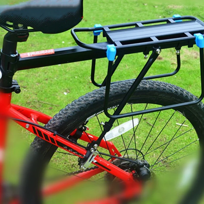 Excellent Bike Luggage Carrier Aluminum Bicycle Cargo Racks Shelf Cycling Seatpost Bag Holder Stand Rack 5