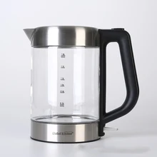 1.8л стеклянный Электрический чайник автоматически выключается из нержавеющей стали анти-горячий Электрический чайник Бытовая кухонная техника ЕС вилка