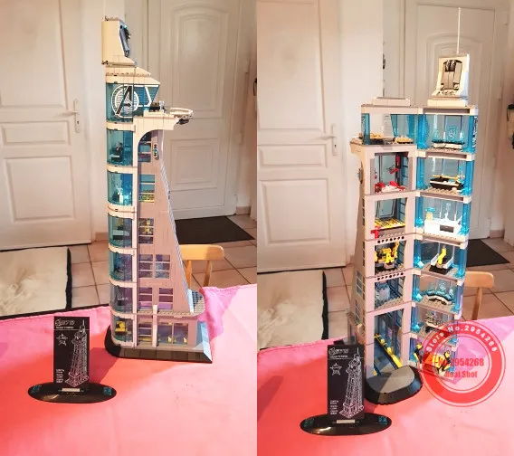 Koop Nieuwe MOC Verbeterde Versie Superhelden Ironman Fit Legoings Marvel Avengers Toren Endgame Bouwsteen Bakstenen Jongen Kid Gift Toy