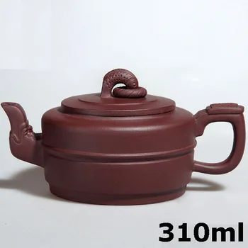 

HOT SALE PORCELAIN KETTLE TEAPOT YIXING TEAPOTS 310ML PURPLE CLAY CERAMIC CHINESE HANDMADE KUNG FU SET ZISHA SETS