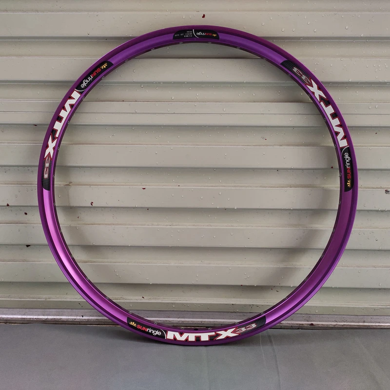 purple mtb rims