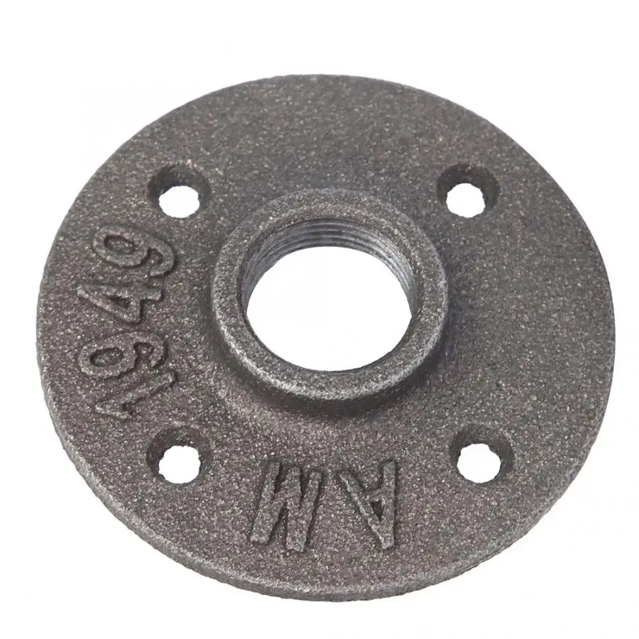 

10pcs Cast Iron 4 Holes 85mm DN20 Flange Pipe Base Thread Floor Flange Flange Stainless