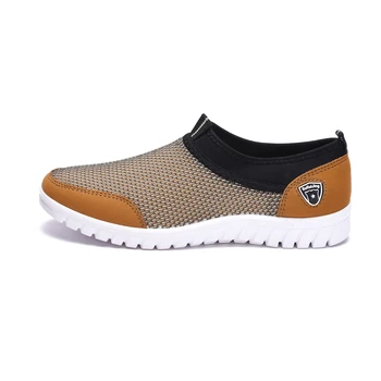 

2020 Summer Mesh Shoe Sneakers For Men Shoes Breathable Men's Casual Shoes Slip-On Male Shoes Loafers Casual Walking 38-48