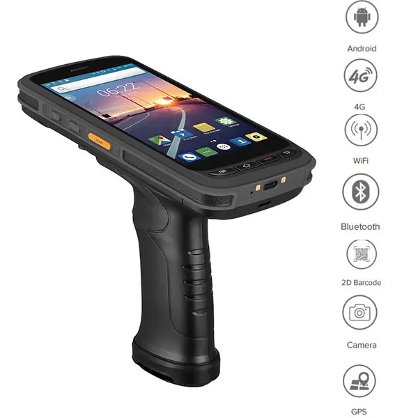 IssyzonePOS прочный КПК ручной Android POS терминал ZebraSE4710 сканер штрих-кода 2D NFC 4G устройство сбора данных через WIFI UHF RFID Считыватель - Цвет: 2D
