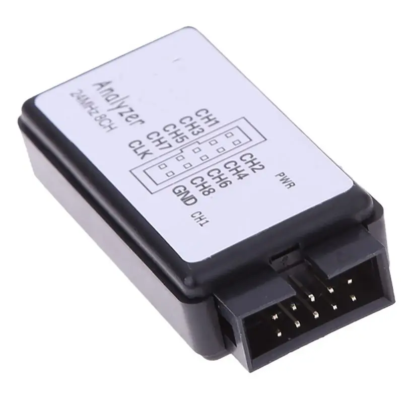 USB логический анализатор 24 м 8CH MCU микроконтроллер ARM FPGA инструмент отладки 24 МГц SPI IIC UART мини-инструмент портативная загрузка данных измерение