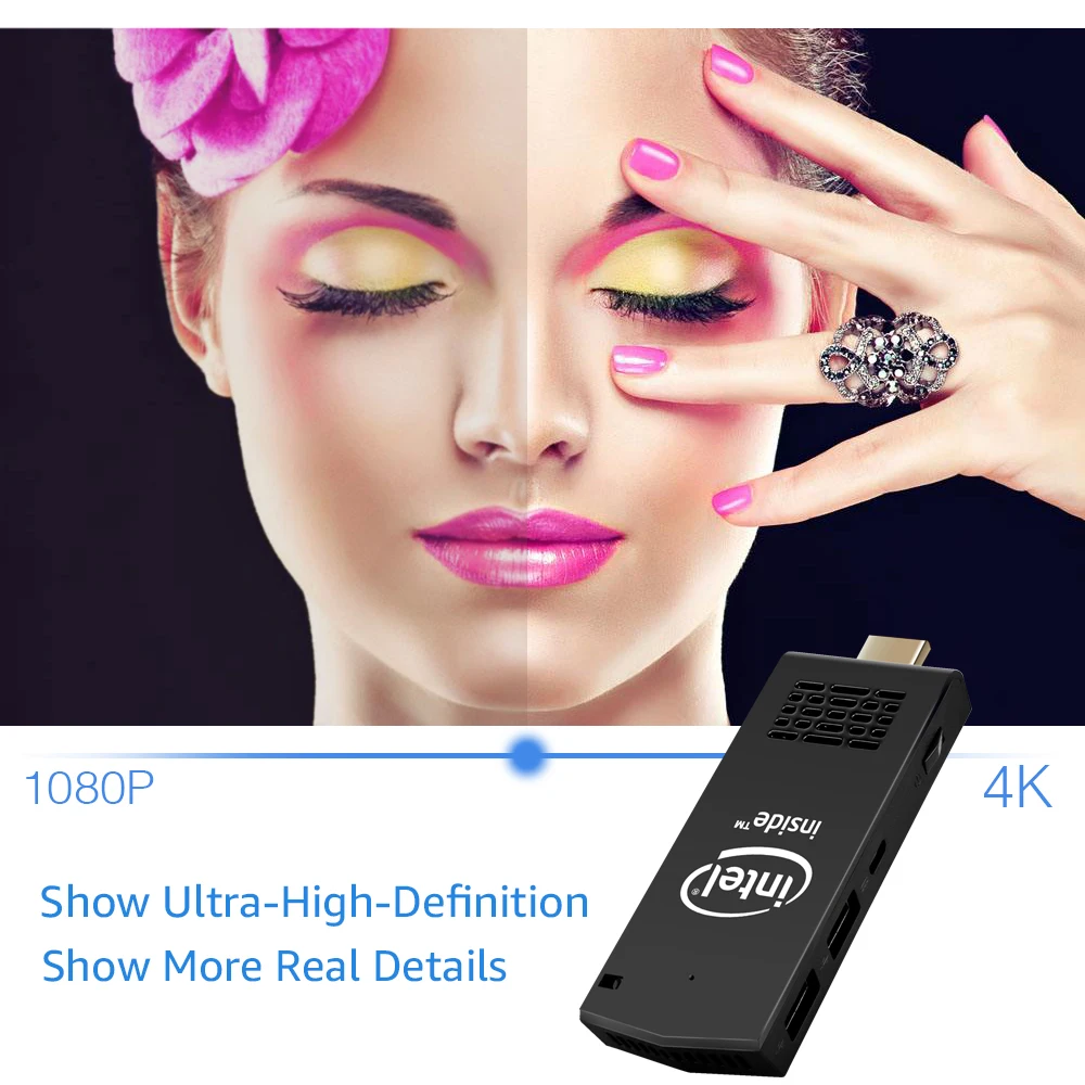 W5 pro pc dongle tv box Intel X5 Z8350 quad core win 10 mini intel PC stick | Компьютеры и офис