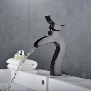 

New art Black/Wiredrawing faucet basin cold and hot water faucet European table basin faucet