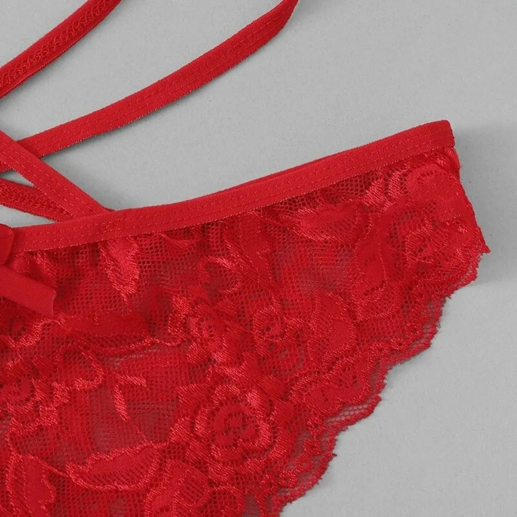 3 шт., женские сексуальные кружевные трусики с перекрестной повязкой, сексуальное нижнее белье, Эротические трусики, сексуальное нижнее белье размера плюс 2XL, Lenceria Mujer