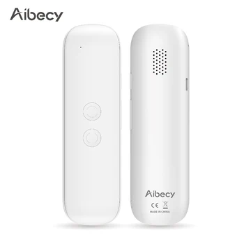 

Aibecy Portable Voice Translator Device BT Music Player 33 Languages(72 Accents) Real Time Instant Two-Way Translation Use
