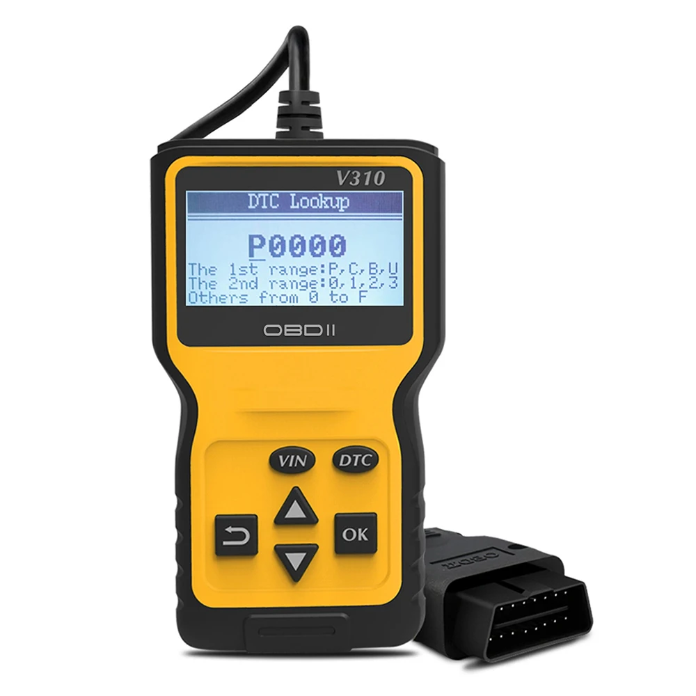 Viecar V310 полный OBD2 V 310 V1.1 считыватель кодов OBDII/EOBD OBD OBDII автомобильный диагностический инструмент l obd2 сканер automotriz