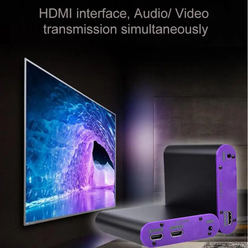 Прочный передатчик многофункциональный беспроводной 1080P Аудио Видео удлинитель передатчик Отправитель приемник комплект с аудио портом