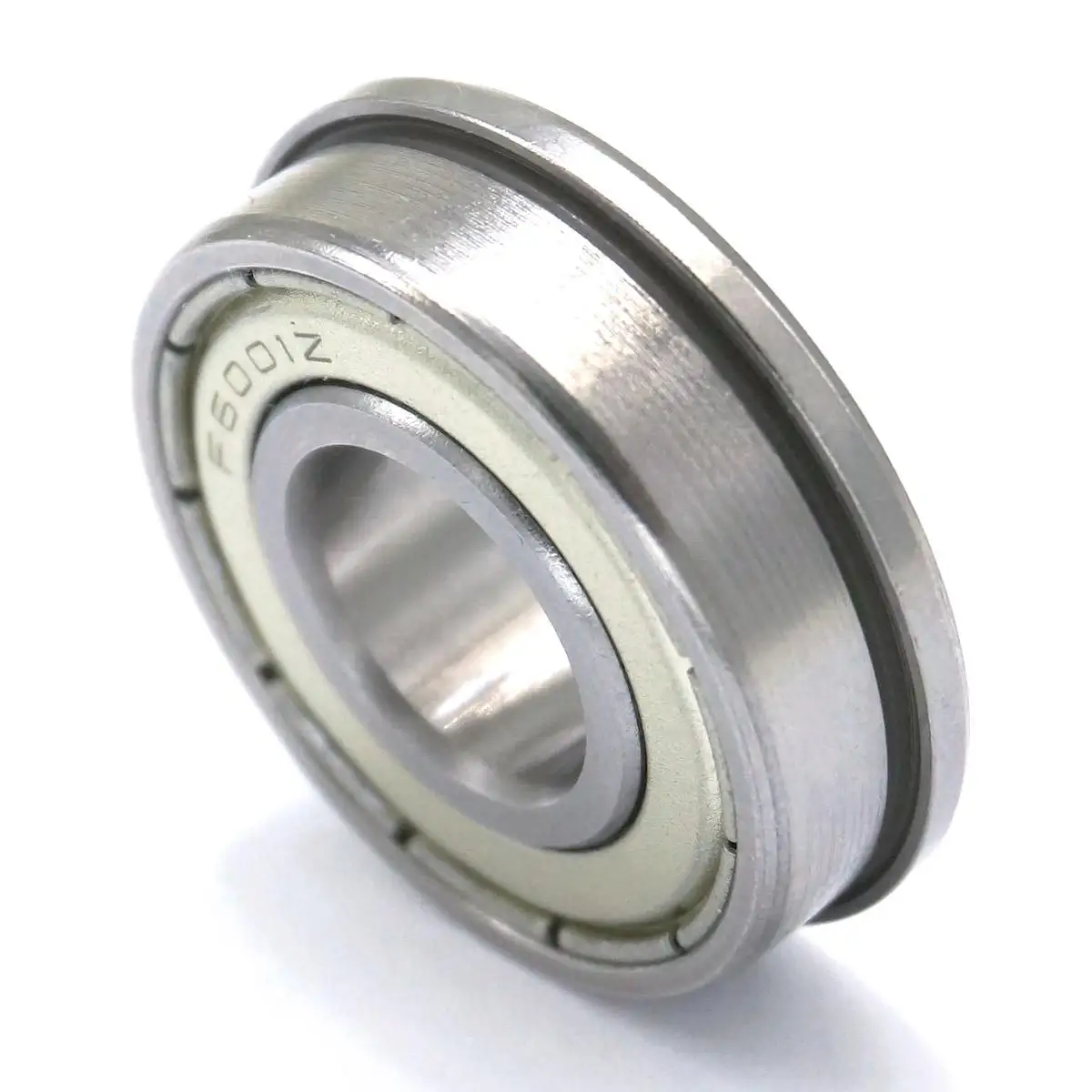 10pcs 12 x 28 x 8mm F6001zz Shielded Model Flange Bearings