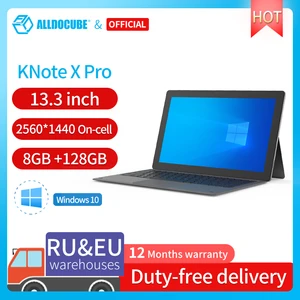 ALLDOCUBE – tablette 2 en 1 de 13.3 pouces, Windows 10, processeur intel Gemini Lake N4100, 8 go de RAM, SSD de 2560 go, écran 1440x128 IPS, TYPE-C