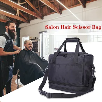 

Large Barber Tools Bag Salon Hairdressing Hair Styling Tools Clipper Comb Scissors Case Storage Bag, Hair Stylist Bag Equipment