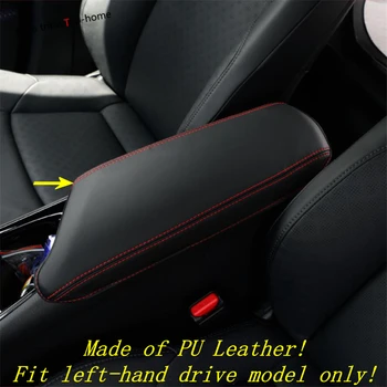 

Yimaautotrims Car Armrest Case Central Console Storage Box Protective Cover Holster For Toyota C-HR CHR 2016 - 2020 PU Leather